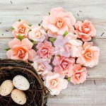 (Pre-Order) Isabella Mulberry Paper Flowers - Abree